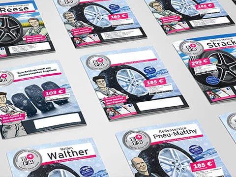 Individuelle Beilagen und Printprodukte für EFR-Händler